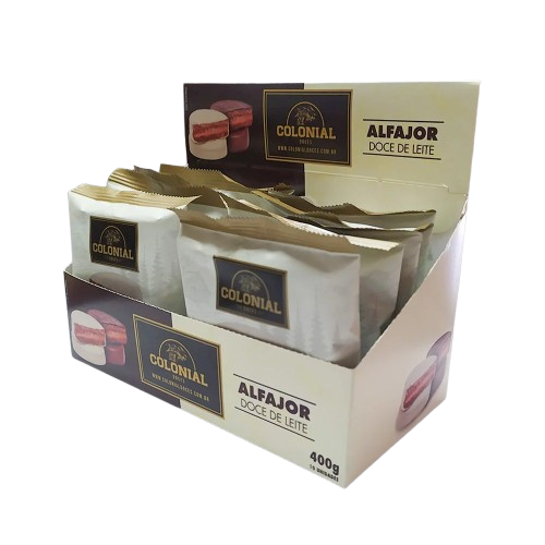 Display Alfajor de Chocolate Branco (10 uni)